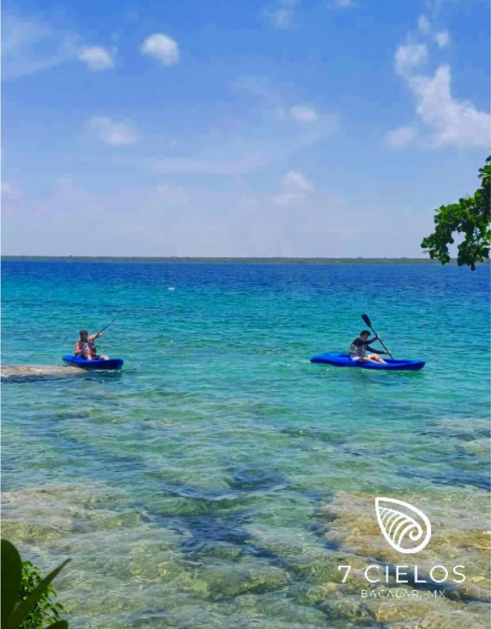 7 Cielos Bacalar. Exterior foto